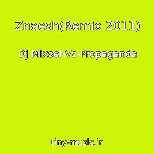 کاور آهنگ Znaesh(Remix 2011) از Dj Mixsel-Vs-Propaganda