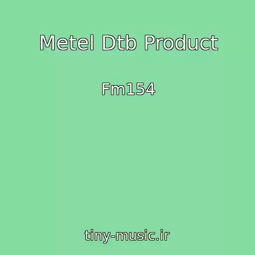 کاور آهنگ Metel Dtb Product از Fm154