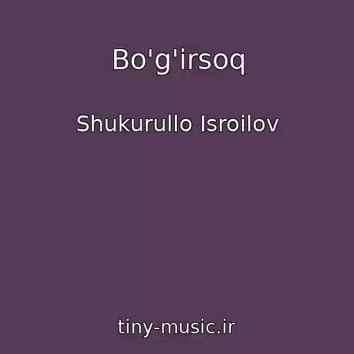 کاور آهنگ Bo'g'irsoq از Shukurullo Isroilov