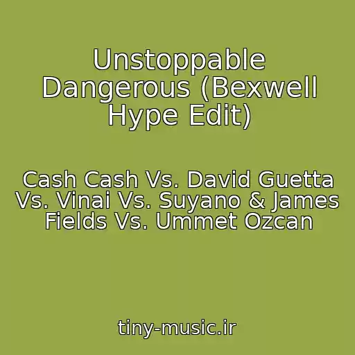 کاور آهنگ Unstoppable Dangerous (Bexwell Hype Edit) از Cash Cash Vs. David Guetta Vs. Vinai Vs. Suyano & James Fields Vs. Ummet Ozcan