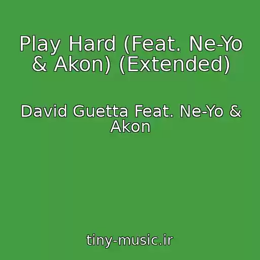 کاور آهنگ Play Hard (Feat. Ne-Yo & Akon) (Extended) از David Guetta Feat. Ne-Yo & Akon