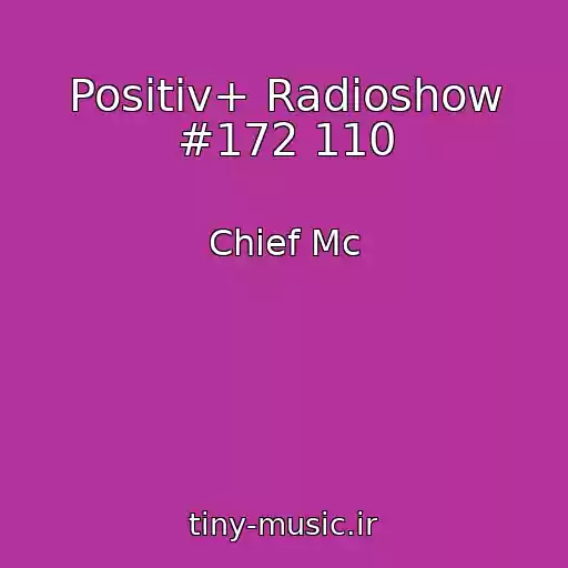 کاور آهنگ Positiv+ Radioshow #172 110 از Chief Mc