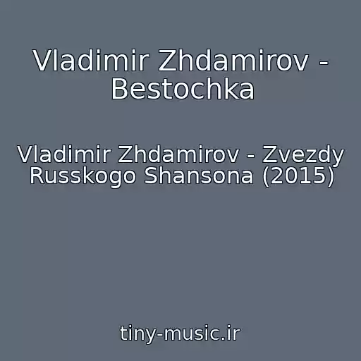 کاور آهنگ Vladimir Zhdamirov - Bestochka از Vladimir Zhdamirov - Zvezdy Russkogo Shansona (2015)