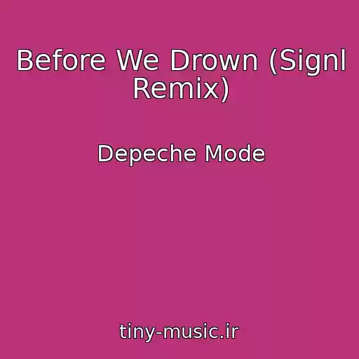 کاور آهنگ Before We Drown (Signl Remix) از Depeche Mode