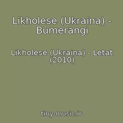 کاور آهنگ Likholese (Ukraina) - Bumerangi از Likholese (Ukraina) - Letat (2010)