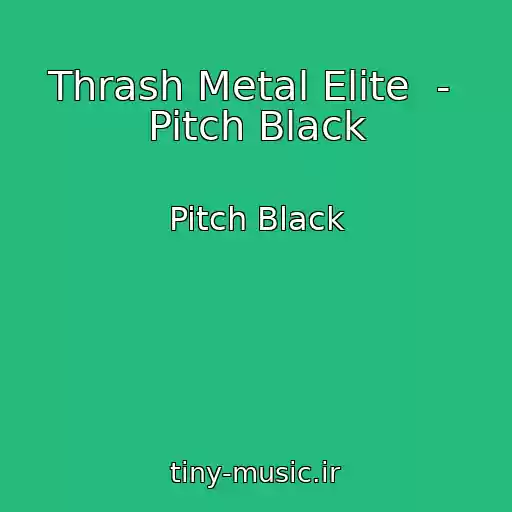 کاور آهنگ Thrash Metal Elite  -  Pitch Black از Pitch Black