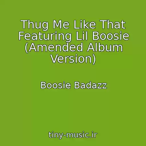 کاور آهنگ Thug Me Like That Featuring Lil Boosie (Amended Album Version) از Boosie Badazz