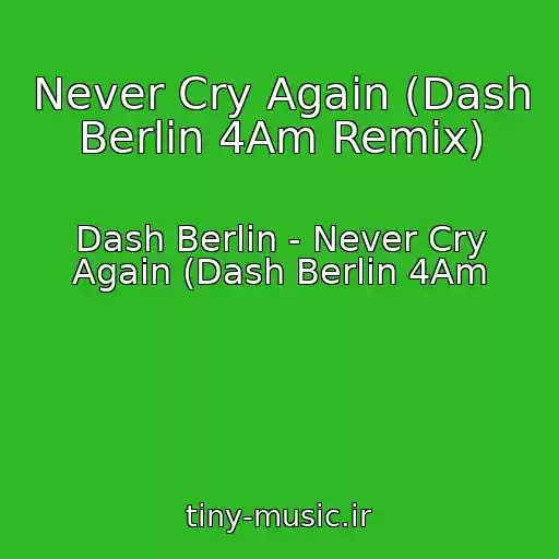 کاور آهنگ Never Cry Again (Dash Berlin 4Am Remix) از Dash Berlin - Never Cry Again (Dash Berlin 4Am