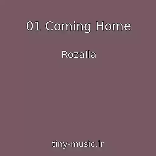 کاور آهنگ 01 Coming Home از Rozalla