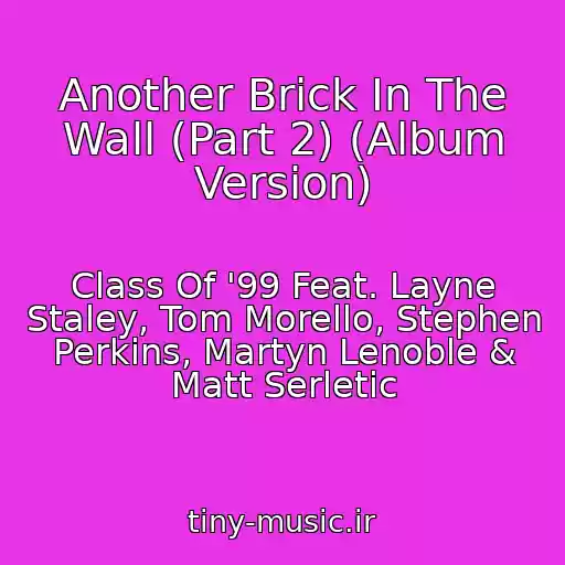 کاور آهنگ Another Brick In The Wall (Part 2) (Album Version) از Class Of '99 Feat. Layne Staley, Tom Morello, Stephen Perkins, Martyn Lenoble & Matt Serletic