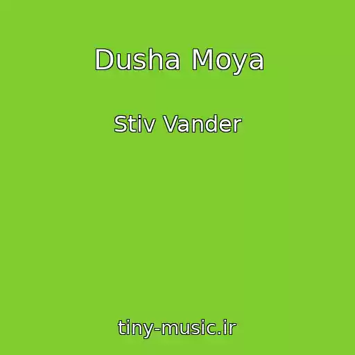 کاور آهنگ Dusha Moya از Stiv Vander