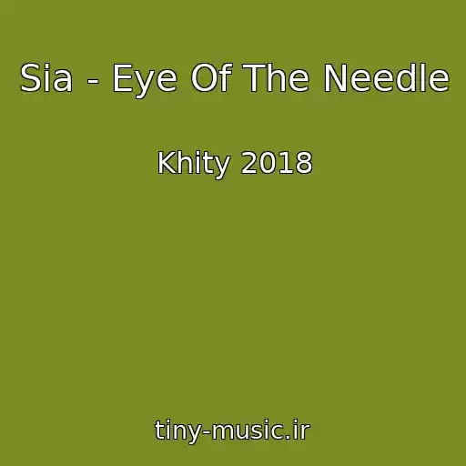 کاور آهنگ Sia - Eye Of The Needle از Khity 2018