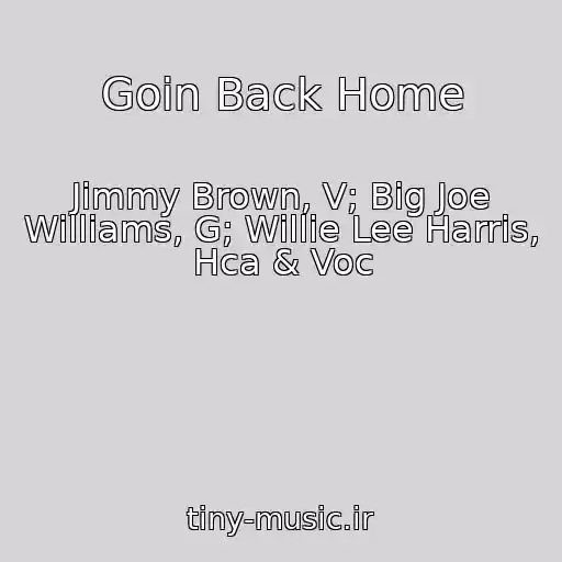 کاور آهنگ Goin Back Home از Jimmy Brown, V; Big Joe Williams, G; Willie Lee Harris, Hca & Voc