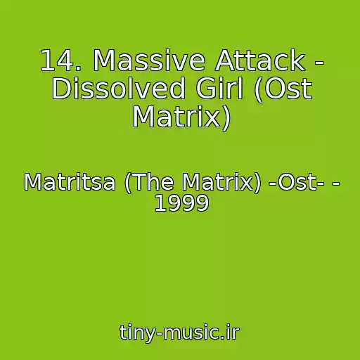کاور آهنگ 14. Massive Attack - Dissolved Girl (Ost Matrix) از Matritsa (The Matrix) -Ost- - 1999