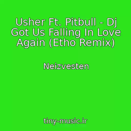 کاور آهنگ Usher Ft. Pitbull - Dj Got Us Falling In Love Again (Etho Remix) از Neizvesten