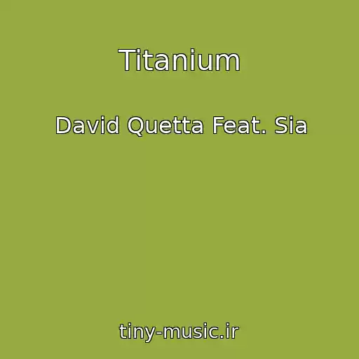 کاور آهنگ Titanium از David Quetta Feat. Sia