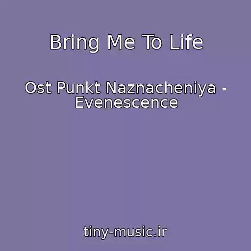 کاور آهنگ Bring Me To Life از Ost Punkt Naznacheniya - Evenescence
