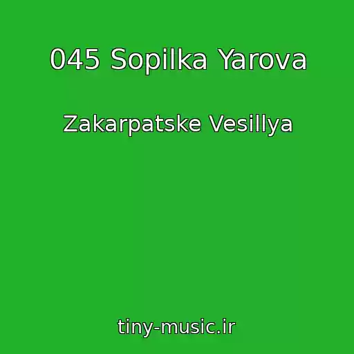 کاور آهنگ 045 Sopіlka Yarova از Zakarpatske Vesіllya