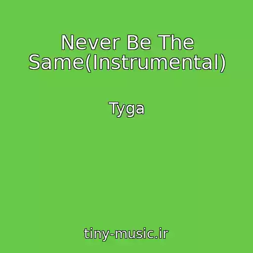 کاور آهنگ Never Be The Same(Instrumental) از Tyga