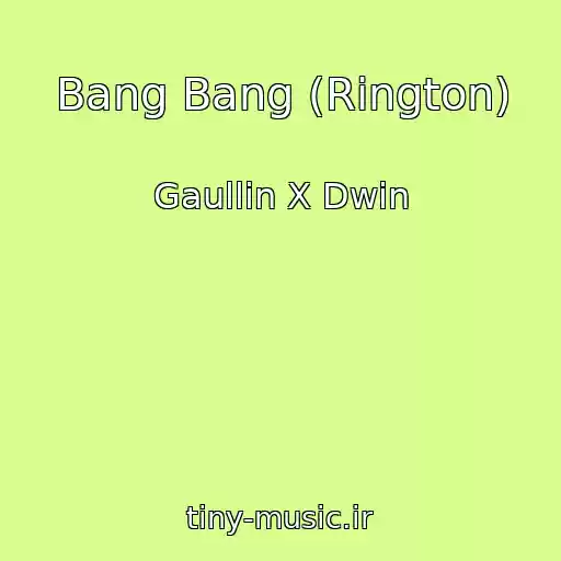 کاور آهنگ Bang Bang (Rington) از Gaullin X Dwin