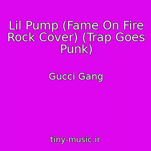 کاور آهنگ Lil Pump (Fame On Fire Rock Cover) (Trap Goes Punk) از Gucci Gang