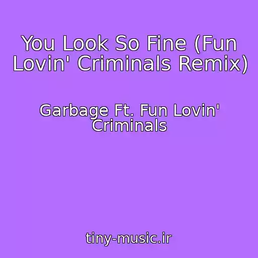 کاور آهنگ You Look So Fine (Fun Lovin' Criminals Remix) از Garbage Ft. Fun Lovin' Criminals