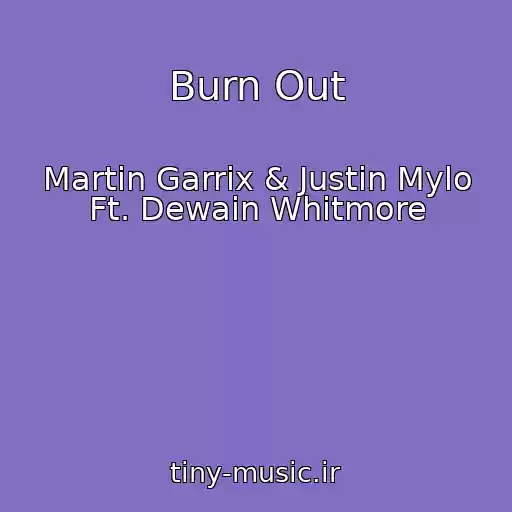 کاور آهنگ Burn Out از Martin Garrix & Justin Mylo Ft. Dewain Whitmore