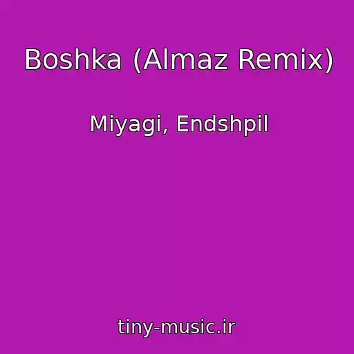 کاور آهنگ Boshka (Almaz Remix) از Miyagi, Endshpil