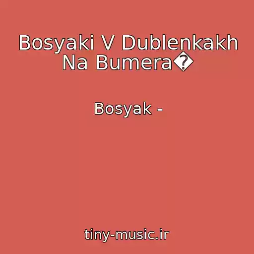 کاور آهنگ Bosyaki V Dublenkakh Na Bumera� از Bosyak -