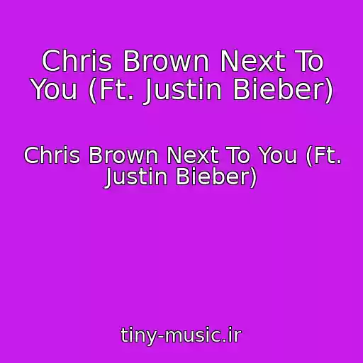 کاور آهنگ Chris Brown Next To You (Ft. Justin Bieber) از Chris Brown Next To You (Ft. Justin Bieber)