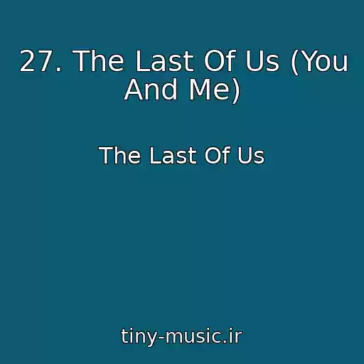 کاور آهنگ 27. The Last Of Us (You And Me) از The Last Of Us