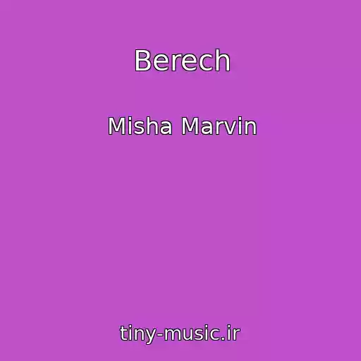 کاور آهنگ Berech از Misha Marvin