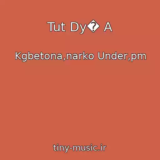کاور آهنگ Tut Dy� A از Kgbetona,narko Under,pm