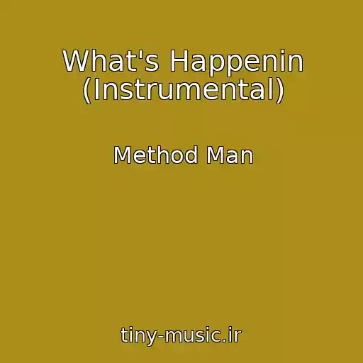 کاور آهنگ What's Happenin (Instrumental) از Method Man