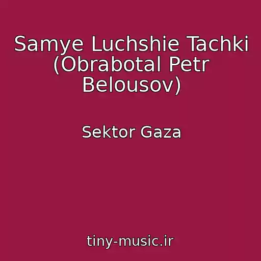 کاور آهنگ Samye Luchshie Tachki (Obrabotal Petr Belousov) از Sektor Gaza