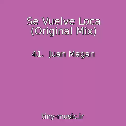 کاور آهنگ Se Vuelve Loca (Original Mix) از 41.  Juan Magan