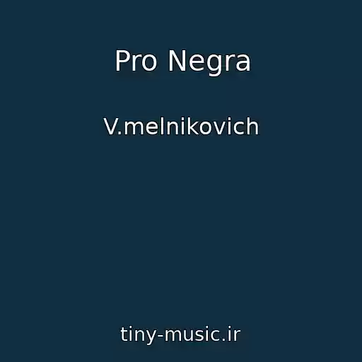 کاور آهنگ Pro Negra از V.melnikovich
