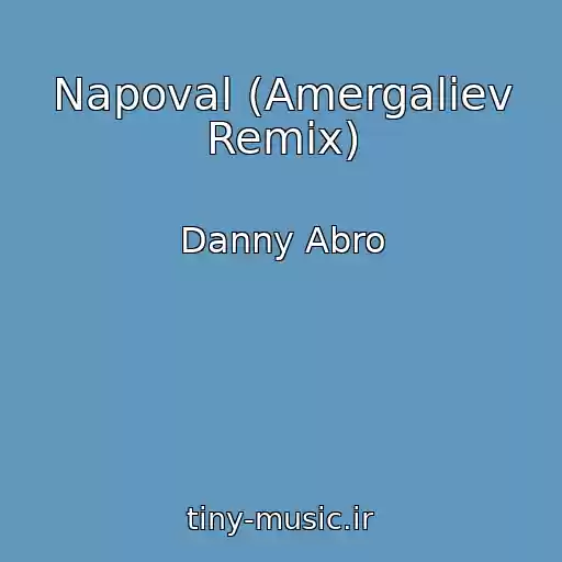 کاور آهنگ Napoval (Amergaliev Remix) از Danny Abro