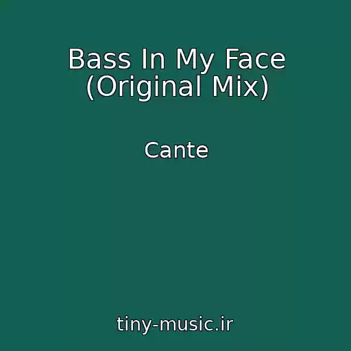 کاور آهنگ Bass In My Face (Original Mix) از Cante
