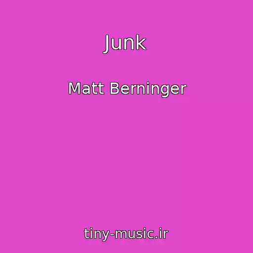 کاور آهنگ Junk از Matt Berninger