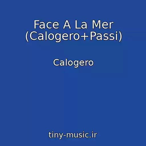 کاور آهنگ Face A La Mer (Calogero+Passi) از Calogero