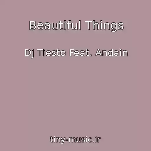 کاور آهنگ Beautiful Things از Dj Tiesto Feat. Andain