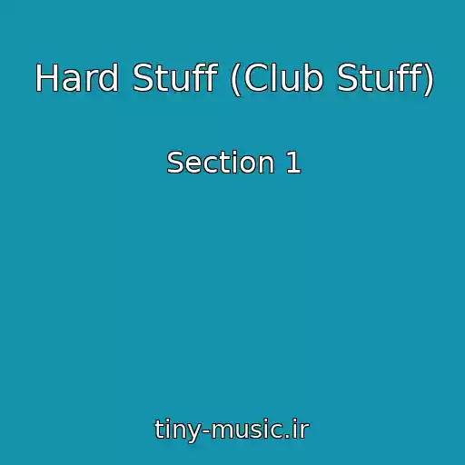کاور آهنگ Hard Stuff (Club Stuff) از Section 1