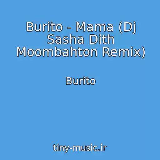 کاور آهنگ Burito - Mama (Dj Sasha Dith Moombahton Remix) از Burito