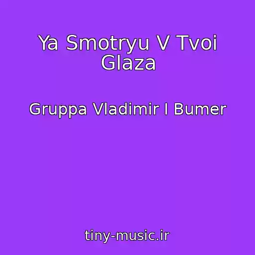 کاور آهنگ Ya Smotryu V Tvoi Glaza از Gruppa Vladimir I Bumer