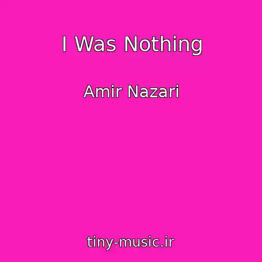 کاور آهنگ I Was Nothing از Amir Nazari