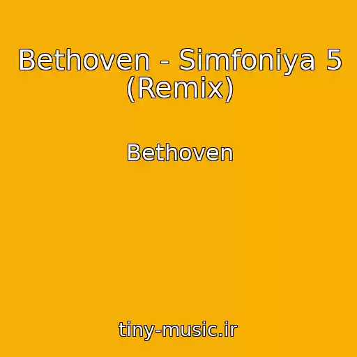 کاور آهنگ Bethoven - Simfoniya 5 (Remix) از Bethoven