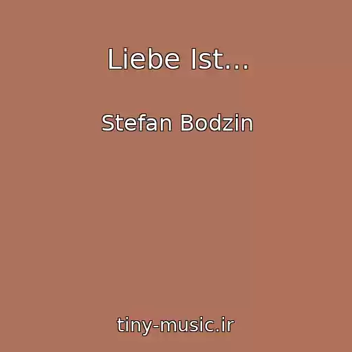 کاور آهنگ Liebe Ist... از Stefan Bodzin