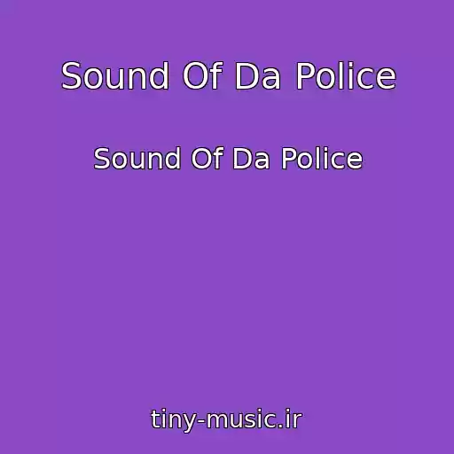 کاور آهنگ Sound Of Da Police از Sound Of Da Police