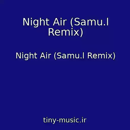 کاور آهنگ Night Air (Samu.l Remix) از Night Air (Samu.l Remix)